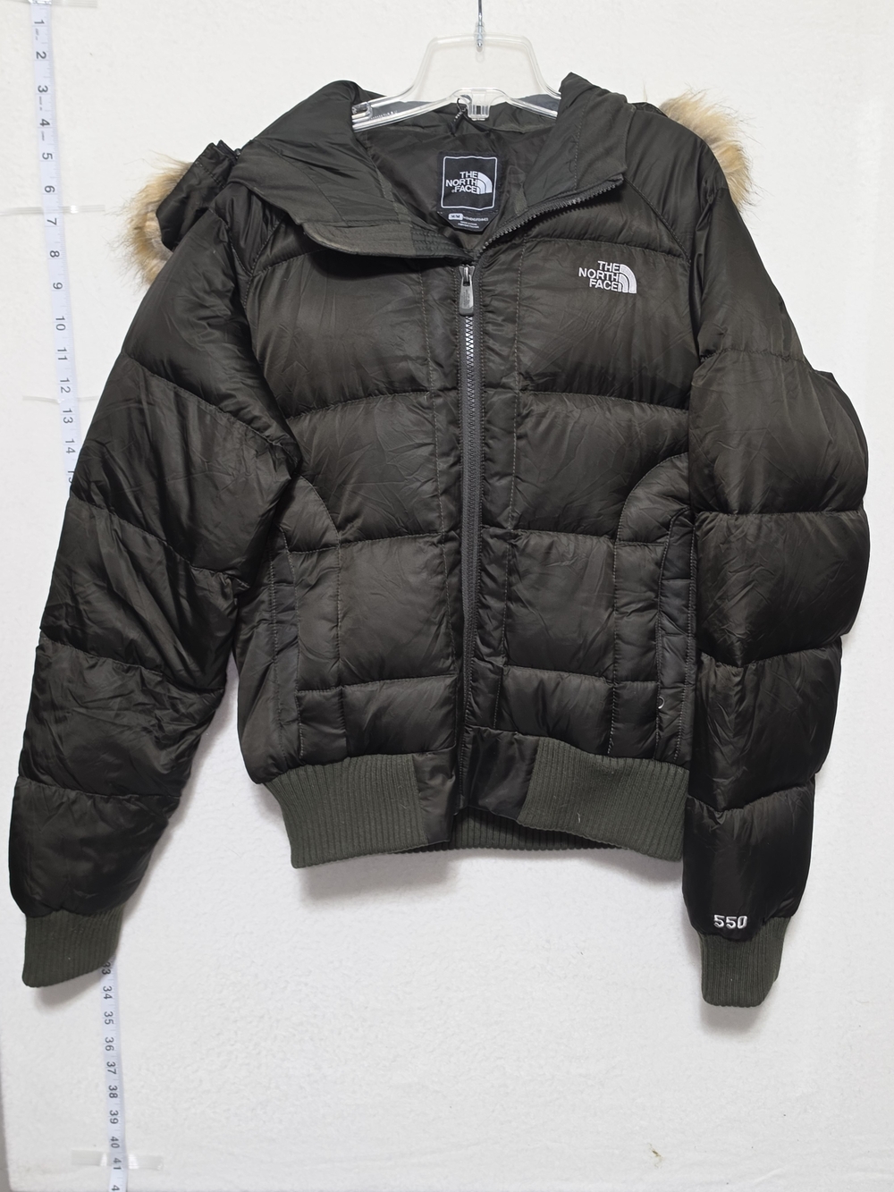 The North Face Women's Puffer Jacket in Dark Olive